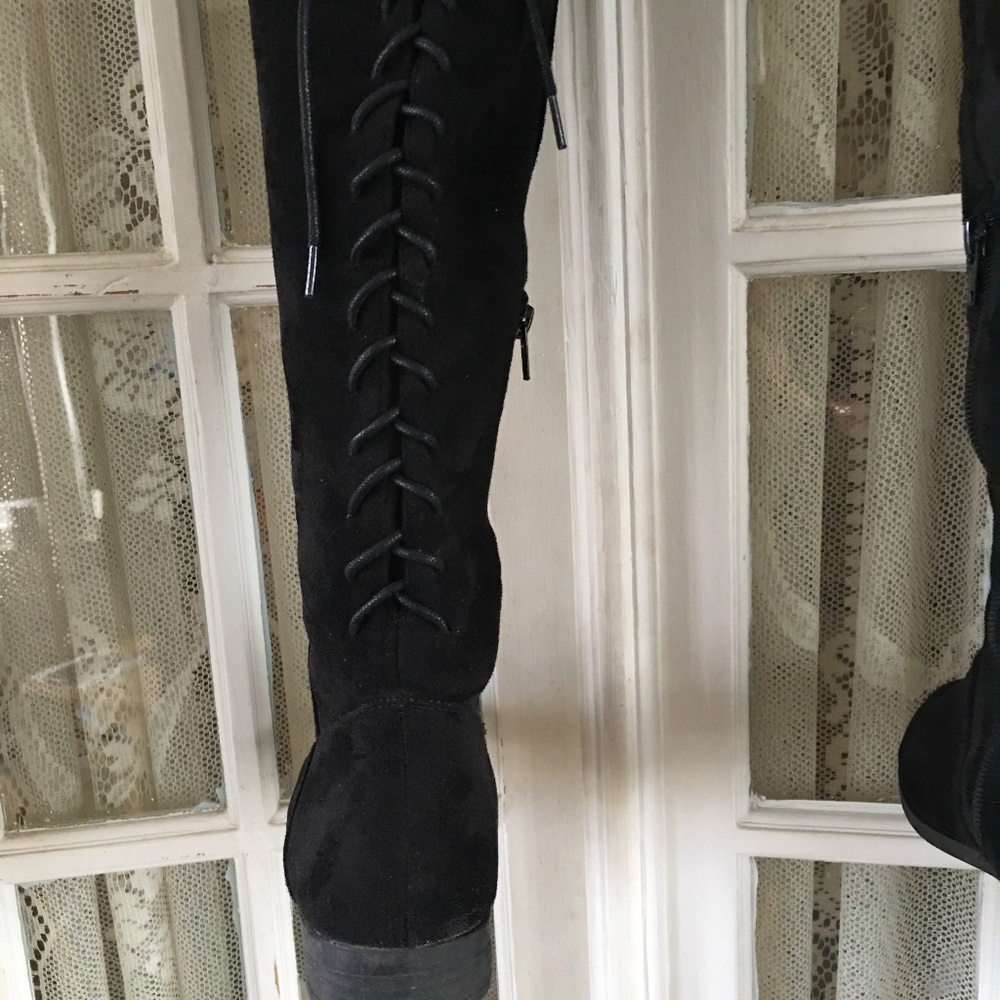 HP: L4L Over The Knee Suedette Boots - 10M - Picture 7 of 11